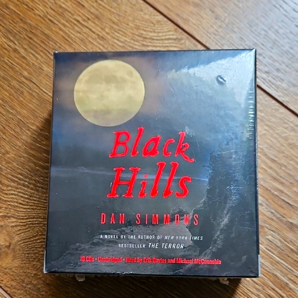 New In Plastic Audio Book 18 CDs Dan Simmons BLACK HILLS Fiction Historical